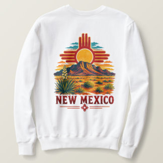 Vintage New Mexico Wüsten-Zia-Sonne-Sweatshirt Sweatshirt