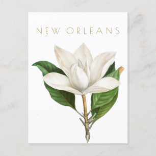 Vintage New Orleans Blumen Reise Mitte des Jahrhun Postkarte