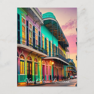 vintage New Orleans Louisiana Postkarte