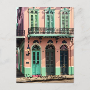 vintage New Orleans Louisiana  Postkarte