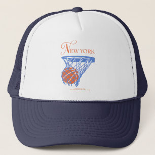 Vintage-New-York-Basketball-Retro-NY-Sport-Design Truckerkappe