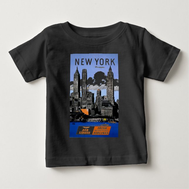 Vintage New York City Baby T-shirt (Vorderseite)