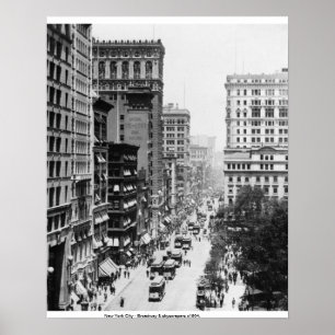 Vintage New York City, Broadway-Poster Poster