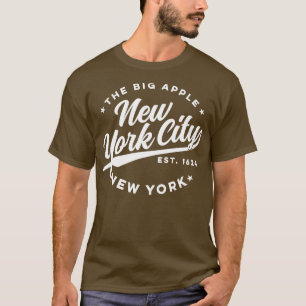 Vintage New York City Der große Apfel USA T-Shirt