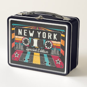 Vintage New York City Metall Brotdose