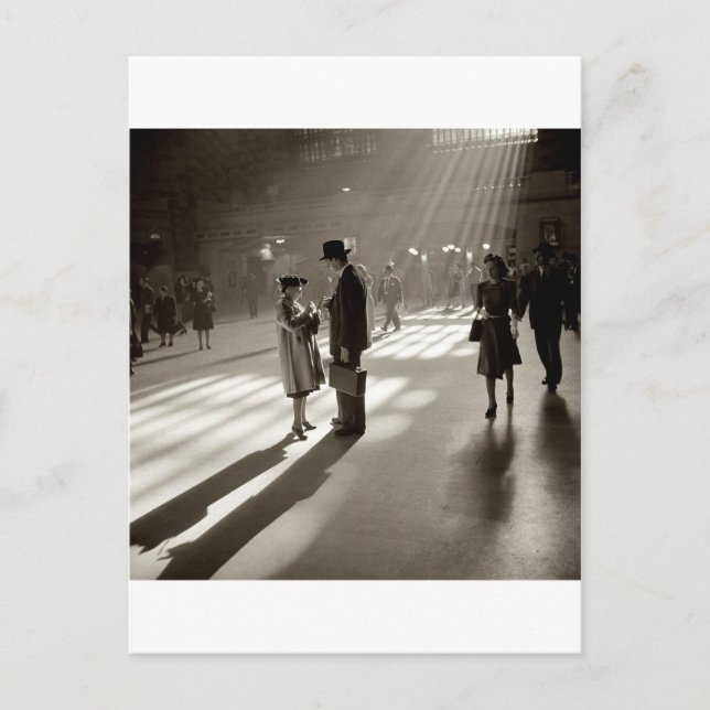 Vintage New York City Postkarte (Vorderseite)