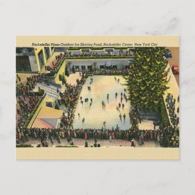 Vintage New York City Postkarte (Vorderseite)