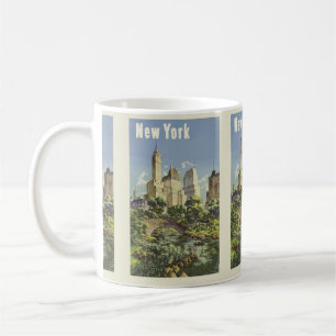 Vintage New York City Travel Kaffeetasse