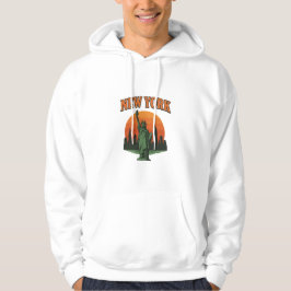 Vintage-New-York-Grafikdesign – Statue der Freihei Hoodie