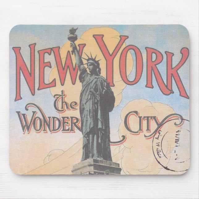 Vintage New York Mouse Pad Mousepad (Vorne)