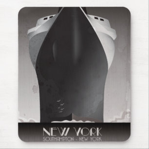 Vintage New York nach Southampton Mousepad