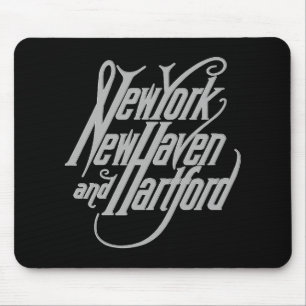 Vintage New York, New Haven And Hartford Railroad Mousepad