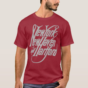 Vintage New York New Haven und Hartford Railway T-Shirt