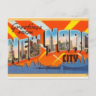 Vintage New York Postkarte