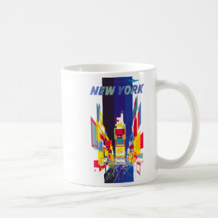 Vintage New York Times Square Atomzeitalter  Kaffeetasse