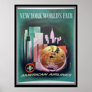 Vintage-New-York-World-Fair-Druck Poster