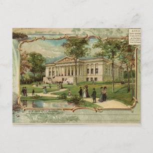 Vintage New Yorker Illustration Postkarte