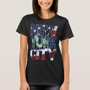 Vintage New Yorker Statue Liberty Staat Cool Re T-Shirt