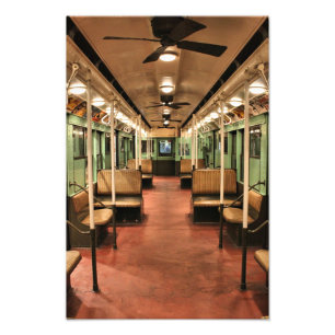 Vintage New Yorker Subwaywagen Fotodruck