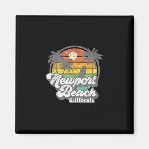 Vintage Newport Beach California Ca Surfen Retro Magnet