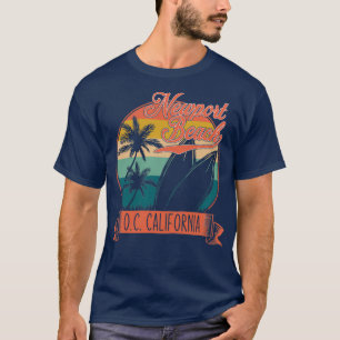 Vintage Newport Beach Orange County Kalifornien Su T-Shirt