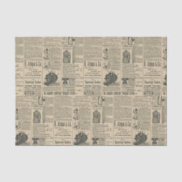 Vintage Newspaper Seidenpapier