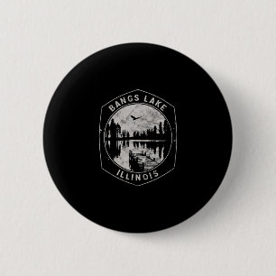 Vintage Ngs Lake Illinois Ar Retro-Stadt Button