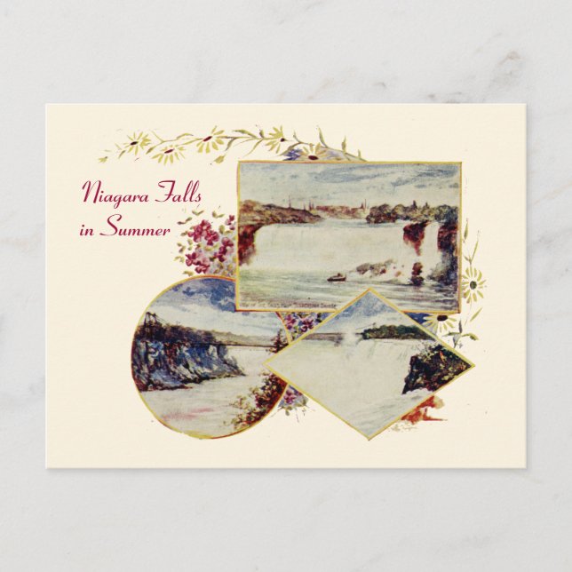 Vintage Niagara Falls Summer Postcard Postkarte (Vorderseite)