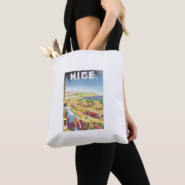 Vintage Nice France Tote Bag (Von Nahem)