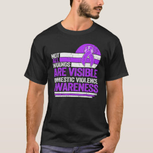 Vintage Nicht alle Wunden sind sichtbar CRPS Lila T-Shirt
