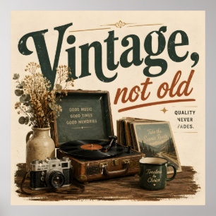Vintage nicht alt poster