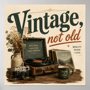 Vintage nicht alt poster