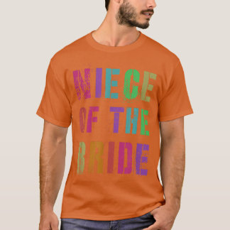 Vintage NICHTE DER BRAUT Brautparty Verwandte F T-Shirt