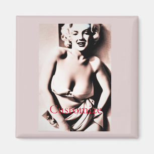 Vintage Niedliche Blonde Thunder_Cove Magnet