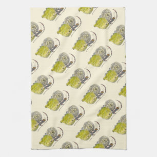 Vintage Niedliche Fantasy Butterfly Fairy mit Flüg Küchentuch