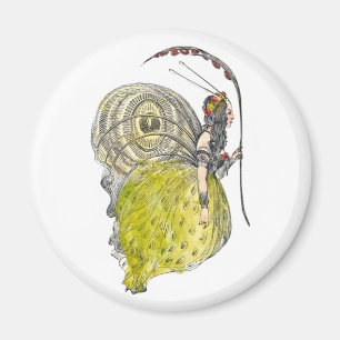 Vintage Niedliche Fantasy Butterfly Fairy mit Flüg Magnet