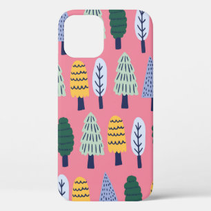 Vintage niedliche Kiefernbäume nahtlos Case-Mate iPhone Hülle