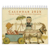 Vintage Niedliche Kinder Kate Greenaway Zodiac-Zei