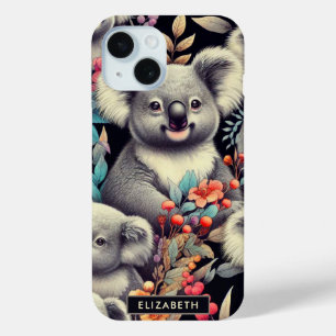 Vintage Niedliche Koala-Malerei Case-Mate iPhone Hülle
