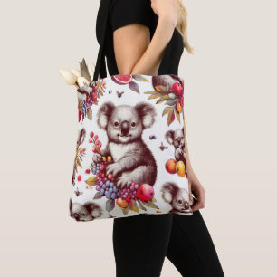 Vintage Niedliche Koala-Malerei Nahtlos