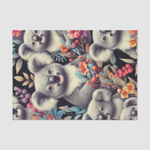 Vintage Niedliche Koala-Malerei Seidenpapier