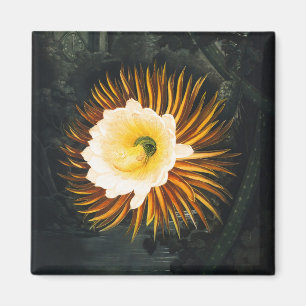 Vintage Night-Blowing Cereus Gothic-Kunst Magnet