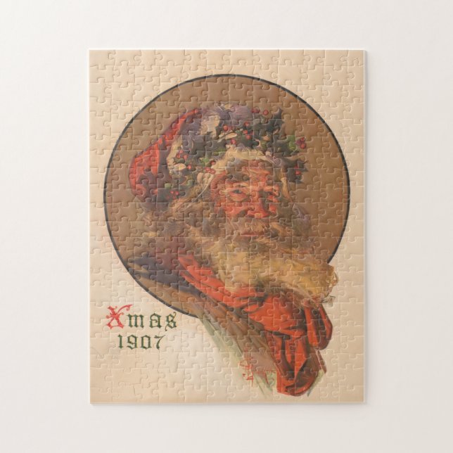 Vintage Nikolaus-Illustration (1907) Puzzle (Vertikal)