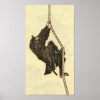 Vintage Ninja Manga aus dem 18. Jahrhundert von Ho