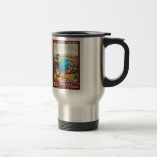 Vintage Nizza Reine Cote D'Azur Reisebecher