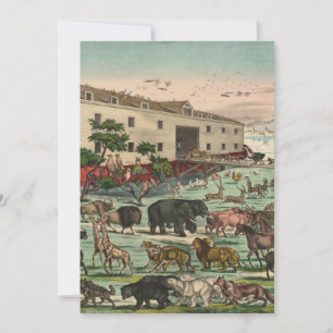 Vintage Noah Feiertagskarte