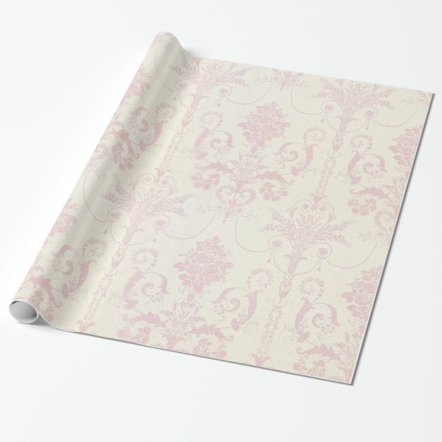 Vintage noble Muster-Geschenk-Verpackung Geschenkpapier (Ungerollt)