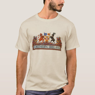 Vintage nordirische Wappen T-Shirt