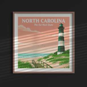 Vintage North Carolina Poster