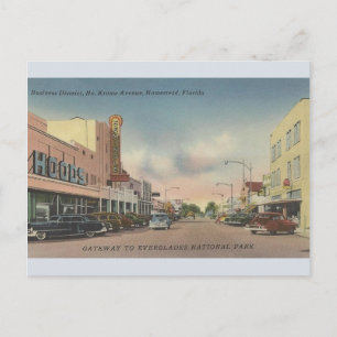 Vintage North Krome Avenue Homestead FL Postkarte